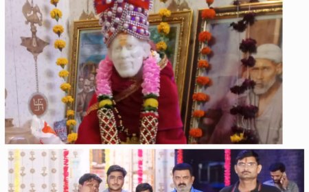 श्री साई बाबा स्थल पर हुआ विशाल भंडारे का आयोजन