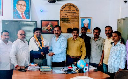 वित्त एवं लेखाधिकारी ने किया विद्यालय का भौतिक निरीक्षण