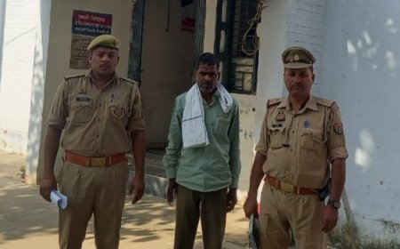 एट पुलिस ने एक वारंटी को गिरफ्तार कर भेजा जेल