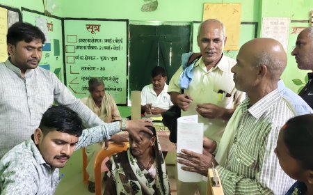 बेनीगद्दोपुर में आयोजित हुआ एक दिवसीय नेत्र शिविर