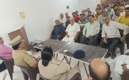 व्यापार मंडल के साथ सी ओ कोतवाल ने की बैठक