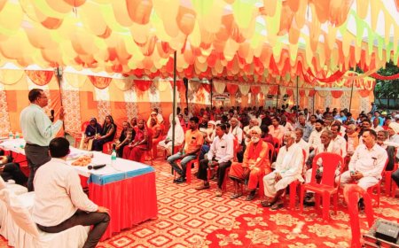 विकासखंड परिसर में रवि कृषि निवेश मेले का हुआ आयोजन