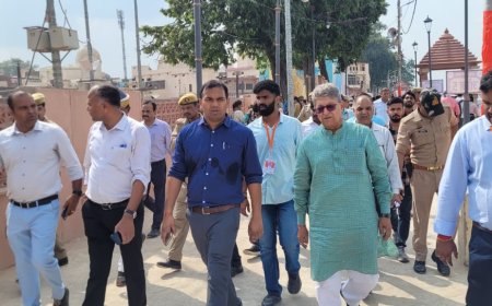 अयोध्या विधायक ने किया दीपोत्सव 2024 की तैयारी का निरीक्षण