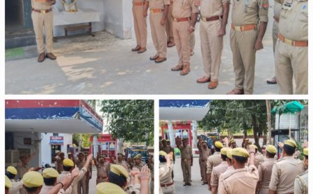 प्रभारी निरीक्षक विमलेश कुमार सिंह ने थाना परिसर में थाना परिवार को दिलायी राष्ट्रीय एकता की शपथ