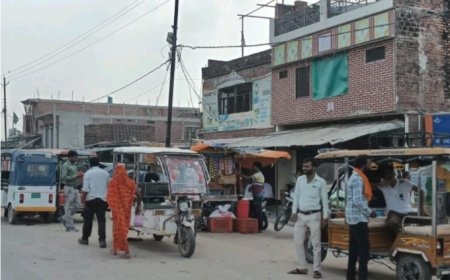 नासूर बने ई-रिक्शा, हर समय लगता जाम