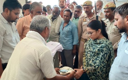 उपजिलाधिकारी ने अपनी देखरेख में बटवाई बीज किटे