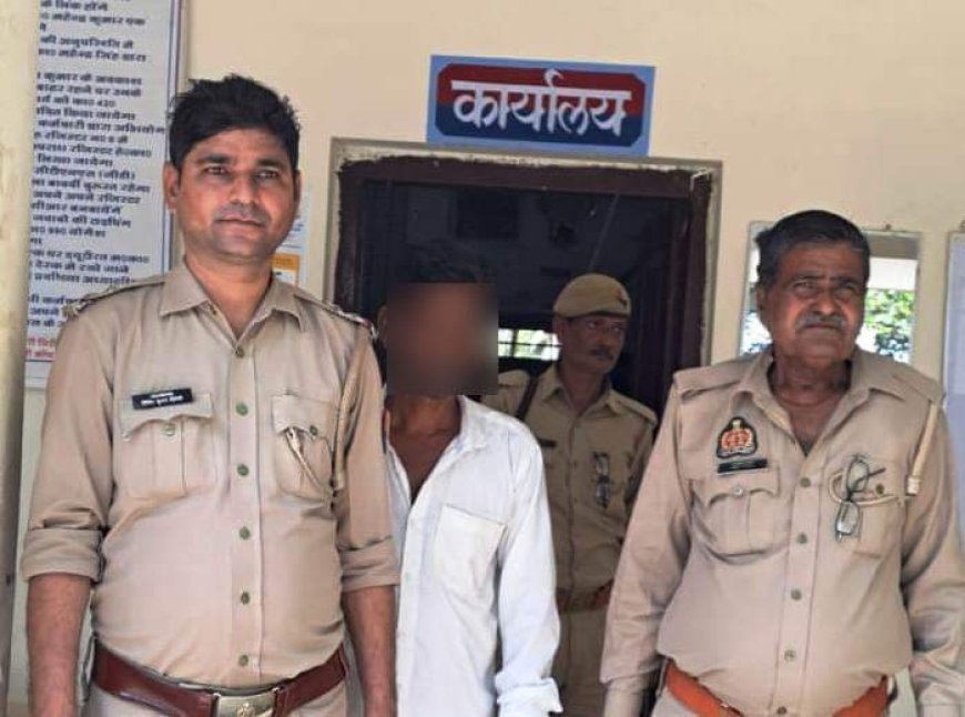 कोतवाली पुलिस ने एक वारंटी को गिरफ्तार कर भेजा जेल