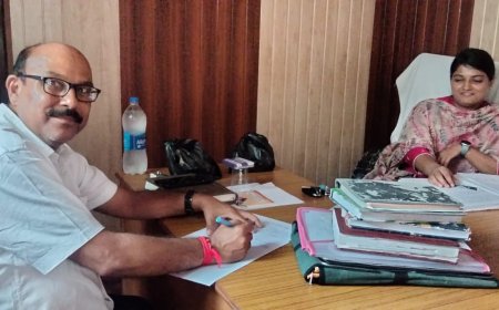 पदभार ग्रहण कर नायब तहसीलदार ने गिनाई प्राथमिकताएं