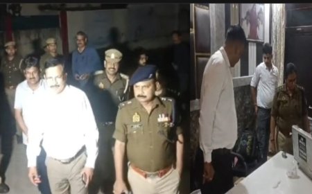 ब्लॉक प्रमुख कार्यालय में लगी आग के बाद डीएम-एसपी ने घटनास्थल का किया निरीक्षण, फॉरेंसिक टीम ने जुटाए साक्ष्य