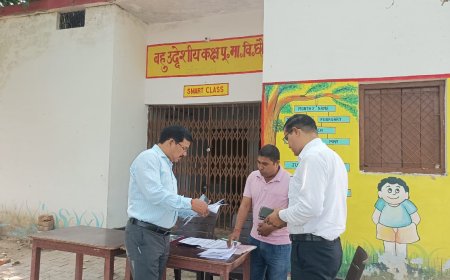 डीएम ने घूम-घूमकर पोलिंग बूथों का किया निरीक्षण