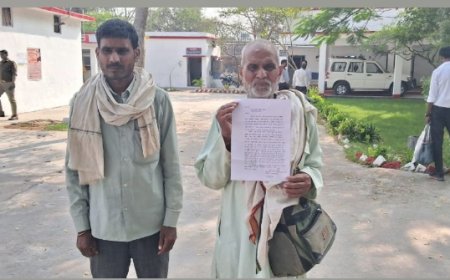 दबंग ने हड़पी जमीन,पीड़ित पहुंचा एस पी के द्वार