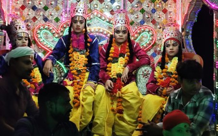 राम संग पाणिग्रहण के अवसर पर खिलाड़ी ने जानकी का किया कन्यादान