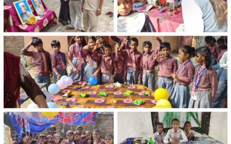 महारानी बाई इंटर कॉलेज एट मे बाल दिवस एवं चाचा नेहरू जन्मदिन के अवसर पर भव्य बाल मेला का हुआ आयोजन