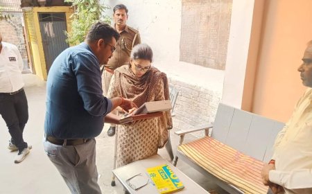 राशन कोटे की दुकान का एस डी एम ने किया निरीक्षण