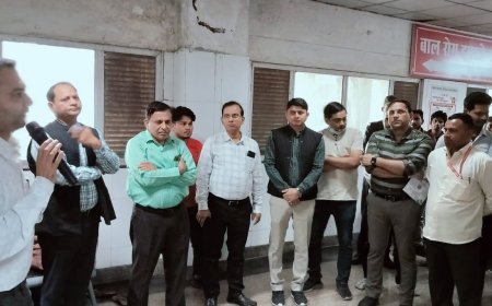 मेडिकल कॉलेज में अग्नि एवं विद्युत सुरक्षा से निपटने के लिए हुई मॉकड्रिक