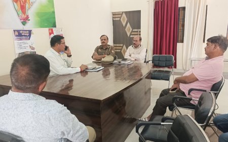 कालपी थाना दिवस में 6 प्रकरण प्रस्तुत 2 मामले मौके पर निपटे