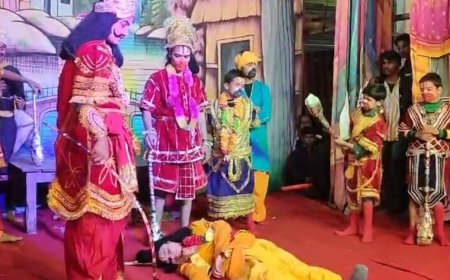 लक्ष्मण शक्ति, कुंभकर्ण मेघनाद वध लीला का मंचन किया गया