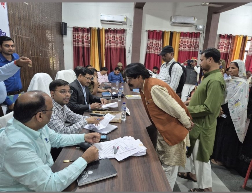 भूमि विवाद निस्तारण के लिए पूर्व में गठित संयुक्त,टीम तत्परता से करें निस्तारण- जिलाधिकारी