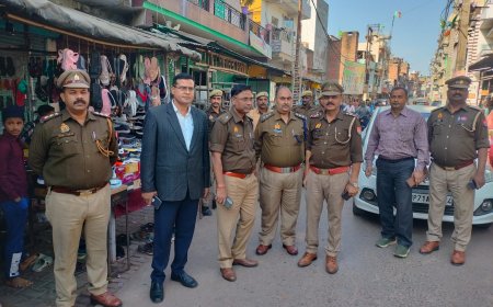 पुलिस उपाधीक्षक की चाक चौबंद सुरक्षा व्यवस्थाओं के बीच संपन्न हुई जुम्मे की नमाज
