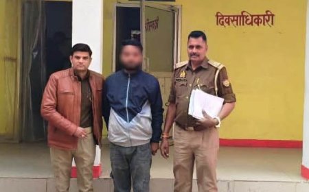 पुलिस ने सवा आठ किलो अवैध गांजा के साथ एक अभियुक्त को गिरफ्तार कर भेजा जेल