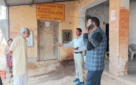 सहकारी समिति का निरीक्षण कर उर्वरक की देखी हकीकत