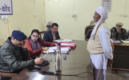 सम्पूर्ण समाधान दिबस में आयीं 18 शिकायते मौके पर 4 का निस्तारण