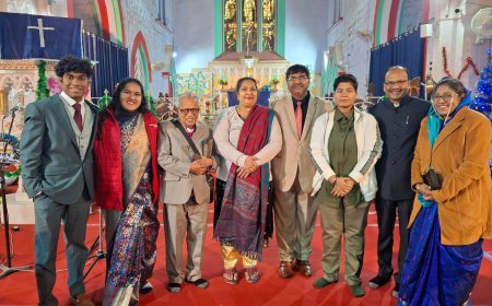 बी0सी0एच0 मिशन स्कूल में मना प्रभु ईसा मसीह का जन्मदिवस