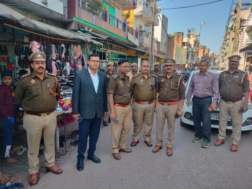 पुलिस उपाधीक्षक की चाक चौबंद सुरक्षा व्यवस्थाओं के बीच संपन्न हुई जुम्मे की नमाज