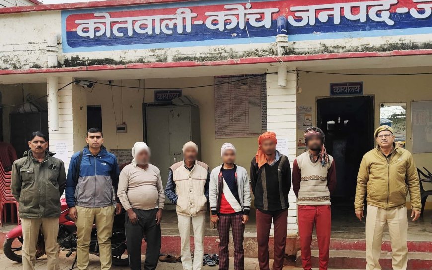 अभियान के तहत पुलिस ने पकड़े वारंटी
