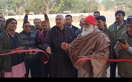 बनखंडी मंदिर में भक्तों के लिए बसेरा टीन सेट का हुआ लोकार्पण