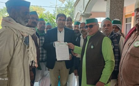 किसान की मासिक पंचायत में समस्याओं को उठाया