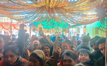 नए साल पर प्रत्येक वर्ष की तरह बैरागढ़ धाम में हुआ विशाल भंडारा एंव हवन