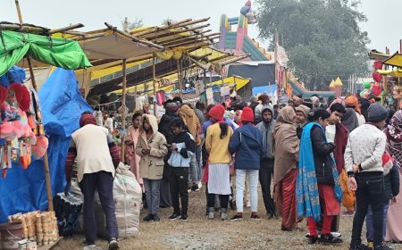 ग्राम चांदनी स्थित सद्गुरु धाम आश्रम में लगा भक्तों का मेला