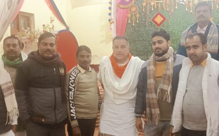 दो दर्जन से अधिक ग्राम प्रधानों ने दिया गांव-गांव पांव पाँव यात्रा को समर्थन