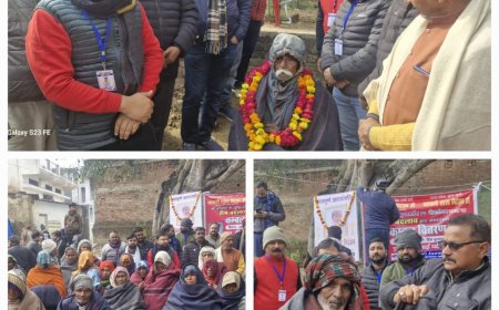 टीम बदलाव ने मृत्यु भोज का बहिष्कार कर जरूरतमंदों को बांटे कंबल