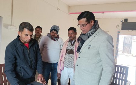 किसान पंजीकरण शिविरों का एसडीएम ने किया निरीक्षण