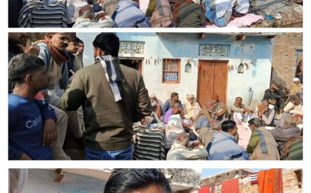 बैठक कर सर्व समाज ने मृत्युभोज बन्द करने का लिया निर्णय