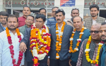 डिस्ट्रिक्ट प्रेस क्लब के निर्विरोध जिलाध्यक्ष बने मनोज राजा