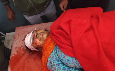 घर में घुसकर महिला के साथ की मारपीट, फोड़ा सिर