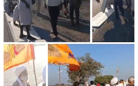 आस्था श्रद्धा अटूट विश्वास की मिसाल बनी साष्टांग दंडवत यात्रा