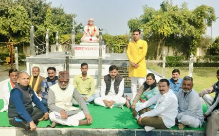 महात्मा गांधी के परिनिर्वाण दिवस पर श्रद्धांजलि सभा का हुआ आयोजन