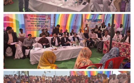 जिलाधिकारी ने कुठौन्दा बुजुर्ग ग्राम में लगायी जन चौपाल