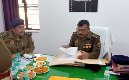पुलिस अधीक्षक ने कालपी कोतवाली का किया औचक निरीक्षण