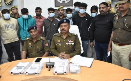 पुलिस ने जाली नोट बनाने वाले 7 सदस्यों को किया गिरफ्तार