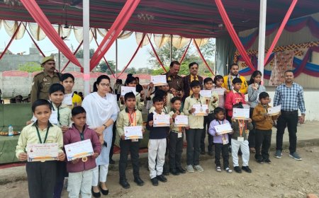 स्वामी विवेकानंद वर्सेटाईल स्कूल के बच्चों की दौड़ प्रतियोगिता का हुआ आयोजन