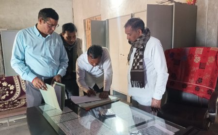 आधा दर्जन परीक्षा केंद्रों का एसडीएम ने किया औचक निरीक्षण