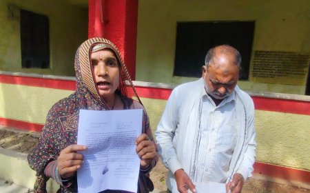 माँ की हिस्से की जमीन पर नहीं वोने दे रहा फसल