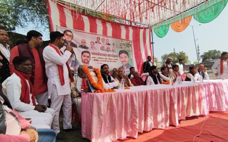 पार्क में पीडीए जनपंचायत का हुआ भव्य आयोजन