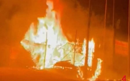 समोसे की दुकान मे  सिलेंडर में लगी आग, दमकल की टीम ने पाया काबू