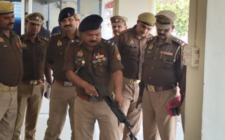 पुलिस अधीक्षक ने कोतवाली का किया औचक निरीक्षण